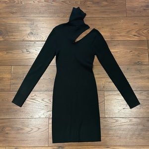 A.L.C black cut out dress size M